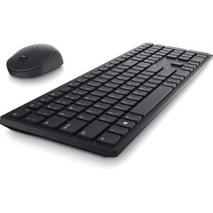 Dell Pro Wireless Keyboard and Mouse US English - KM5221W - USB Plunger Wireless RF 2.40 GHz Keyboard - English (US) - Black - USB Wireless RF Mouse - Optical - 4000 dpi - 3 Button - Scroll Wheel - Black - Volume Control Hot Key(s) - Symmetrical - AA, AAA IM5220409