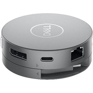 Dell USB-C Mobile Adapter - DA310 - 4K - 3840 x 2160, 1920 x 1080 - 2 x USB Type-A Ports - USB Type-A - USB Type-C - 1 x RJ-45 Ports - Network (RJ-45) - HDMI - VGA - 1 x DisplayPorts - DisplayPort - Wired - Gigabit Ethernet - Windows, Linux, ChromeOS, mac IM5163552
