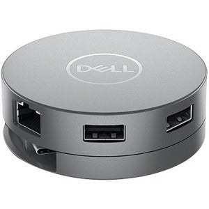 Dell USB-C Mobile Adapter - DA310 - 4K - 3840 x 2160, 1920 x 1080 - 2 x USB Type-A Ports - USB Type-A - USB Type-C - 1 x RJ-45 Ports - Network (RJ-45) - HDMI - VGA - 1 x DisplayPorts - DisplayPort - Wired - Gigabit Ethernet - Windows, Linux, ChromeOS, mac IM5163552