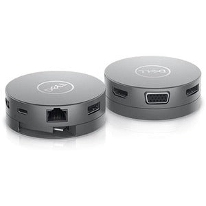 Dell USB-C Mobile Adapter - DA310 - 4K - 3840 x 2160, 1920 x 1080 - 2 x USB Type-A Ports - USB Type-A - USB Type-C - 1 x RJ-45 Ports - Network (RJ-45) - HDMI - VGA - 1 x DisplayPorts - DisplayPort - Wired - Gigabit Ethernet - Windows, Linux, ChromeOS, mac IM5163552