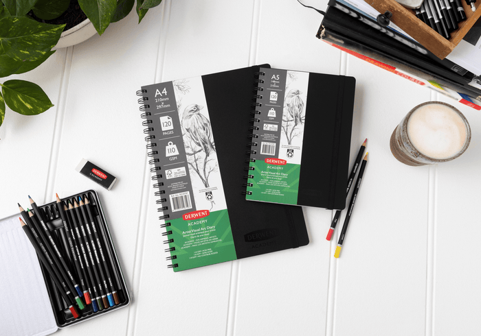 Derwent A5 Academy Visual Diary 120 Pages x Pack of 5 AOR31070F