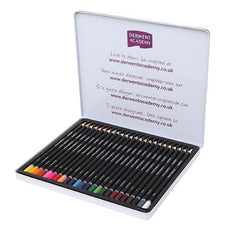 Derwent Academy Colour Pencil Full Height 24's in Metal Tin AO2301938