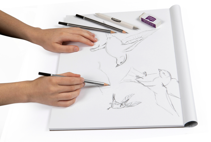 Derwent Academy Sketch Pad Portrait A3, 30 Sheets AOR31065F