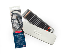 Derwent Charcoal Pencil 6's (0700838) AO700838