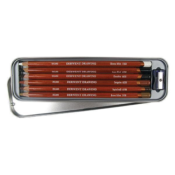Derwent Drawing Pencil Full Height 6's AO701089