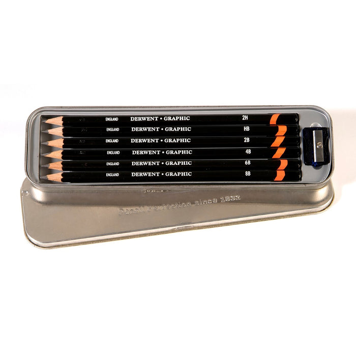 Derwent Graphic Pencil Full Height 6's (0700835) AO700835