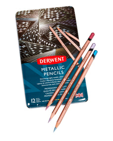 Derwent Metallic Pencil 12's pack AO2305599