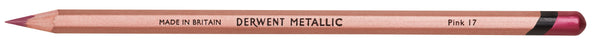 Derwent Metallic Pencil Pink x 6's pack AO2305619