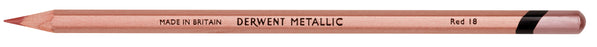 Derwent Metallic Pencil Red x 6's pack AO2305620