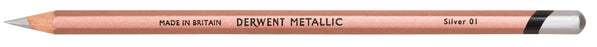 Derwent Metallic Pencil Silver x 6's pack AO2305603