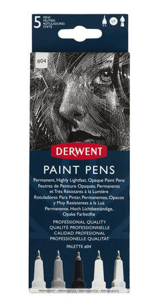 Derwent Permanent Highly Lightfast Opaque Paint Pens, Palette #4 AO2305521