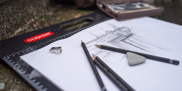 Derwent Sketching Pencil Full Height 6's (0700836) AO700836