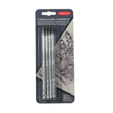 Derwent Watersoluble Graphitone Pencil Stick, Assorted, Pack of 4 AO34304