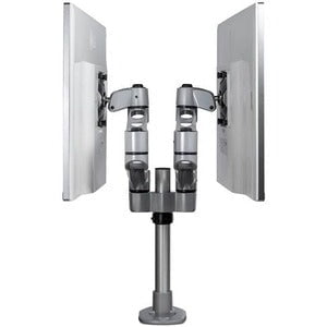 DESK MOUNT DUAL MONITOR ARM - ARTICULATING - PREMIUM DESK CLAMP / GROMMET HOLE MOUNT FOR UP TO 27 VESA MONITORS (ARMDUALPS) IM4604036