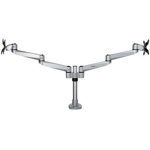 DESK MOUNT DUAL MONITOR ARM - ARTICULATING - PREMIUM DESK CLAMP / GROMMET HOLE MOUNT FOR UP TO 27 VESA MONITORS (ARMDUALPS) IM4604036