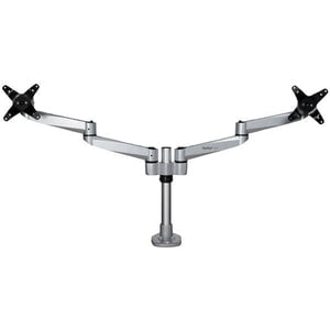 DESK MOUNT DUAL MONITOR ARM - ARTICULATING - PREMIUM DESK CLAMP / GROMMET HOLE MOUNT FOR UP TO 27 VESA MONITORS (ARMDUALPS) IM4604036