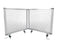 Desk Mounted Partitions 450mm High x 560mm Wide - Polycarbonate BVDPP600