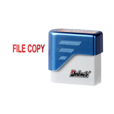 Deskmate Pre-Inked Office Stamp, FILE COPY, Red AO0273560