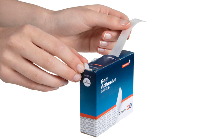 Quikstik White Circular Labels 11mm