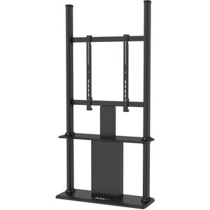 Digital Signage Stand with Cable Management - Locking Touch Screen Kiosk Enclosure - Black Display Mount (DSIGNAGESTND) IM4904187