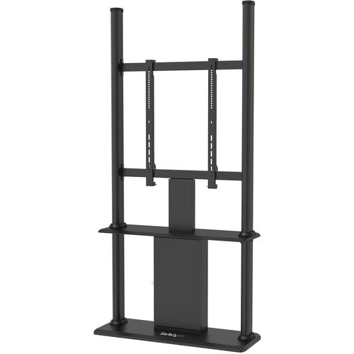 Digital Signage Stand with Cable Management - Locking Touch Screen Kiosk Enclosure - Black Display Mount (DSIGNAGESTND) IM4904187