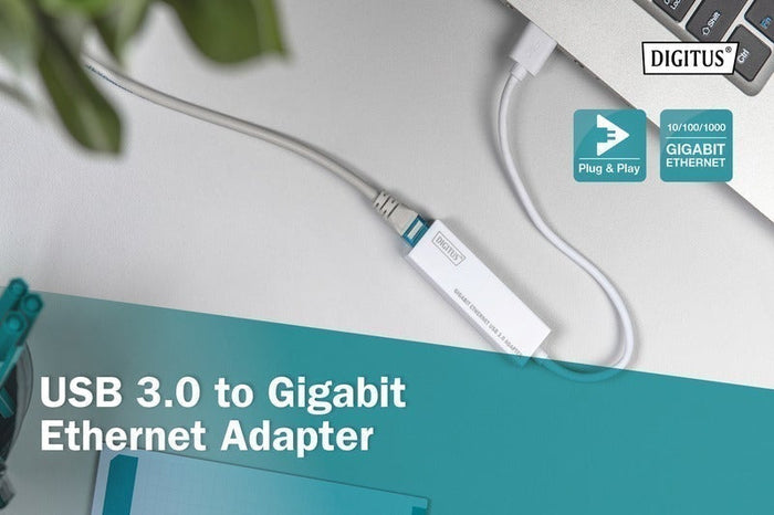 Digitus Gigabit Ethernet USB 3.0 Adapter 0.15m DVUS589