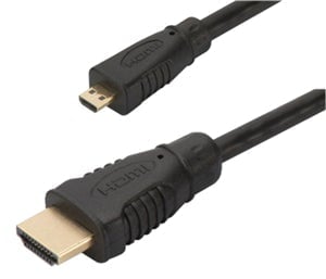Digitus HDMI Type A (M) to micro HDMI Type D (M) 2m Monitor Cable DVCA7522