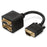 Digitus VGA (M) to 2x VGA (F) Splitter 0.2m Monitor Adapter DVCA1652