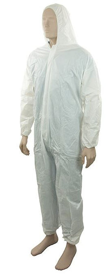 Disposable Microporous Type 5 & Type 6 Coverall, Extra Large (XL) Size x 16 pieces - White MPH30553