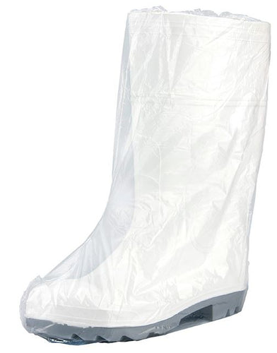 Disposable Polyethylene Boot Cover, 510mm x 72mu x 250 pieces - Clear ...
