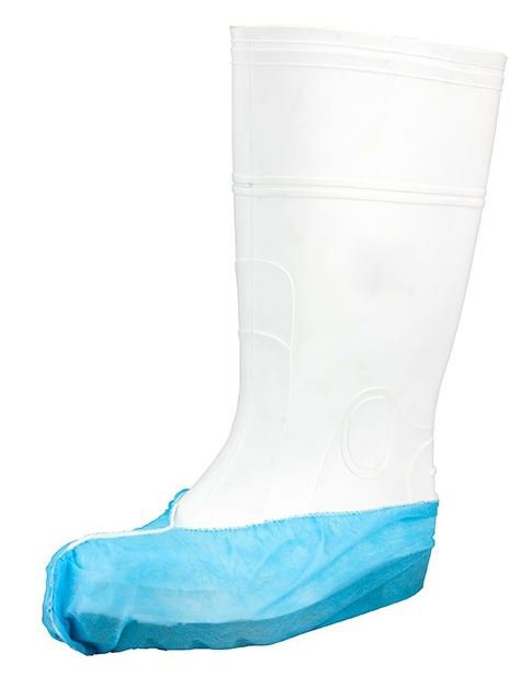 Disposable Polyethylene Shoe Cover, 200mm x 400mm x 600 pieces - Blue MPH30895