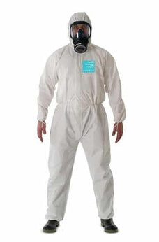 Disposable SMS Type 5 & Type 6 Coverall, 4xExtra Large (4XL) Size x 12 pieces - White MPH30606