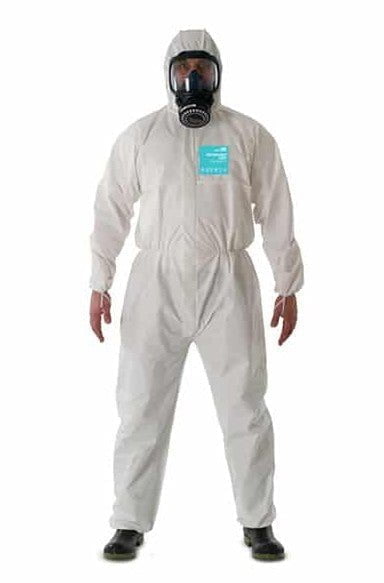 Disposable SMS Type 5 & Type Coverall, 3xExtra Large (3XL) Size x 12 pieces - White MPH30605