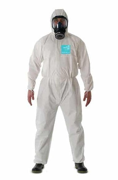 Disposable SMS Type 5 & Type Coverall, 4xExtra Large (4XL) Size x 12 pieces - White MPH30606