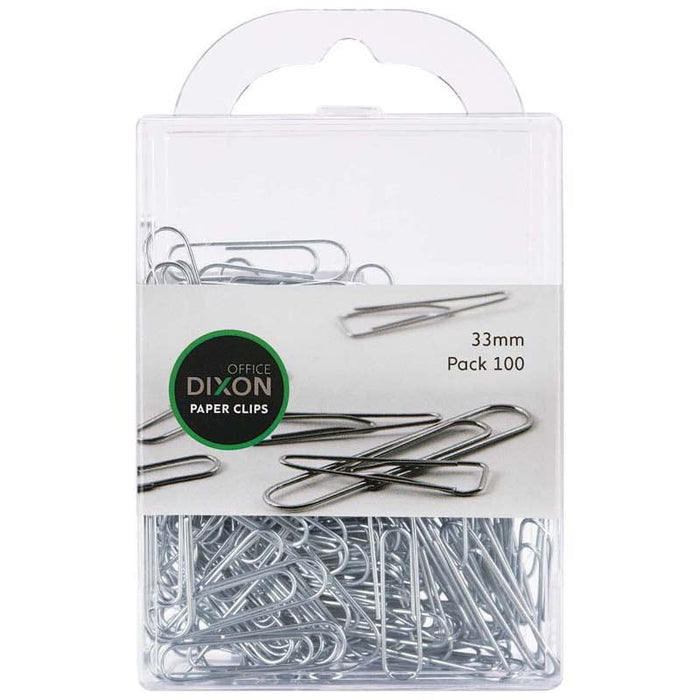 Dixon Round Paper Clips 33mm x 100 CX290503