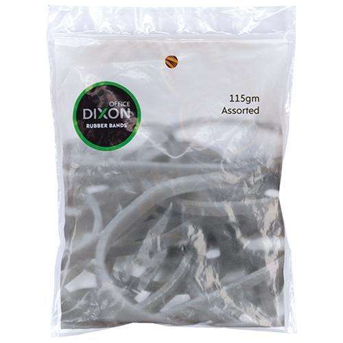 Dixon Rubber Band Assorted Size 115g CX300278