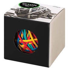 Dixon Rubber Band Ball Assorted Colours 200gm CX300156