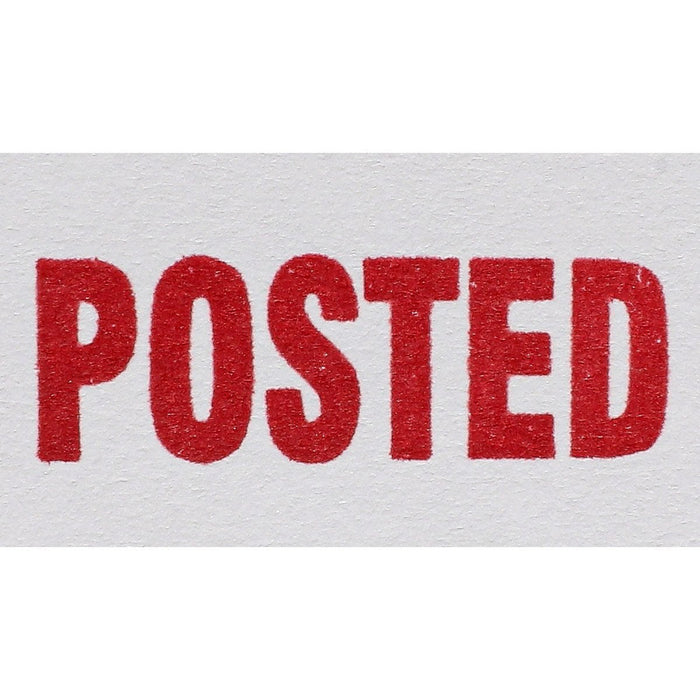 Dixon Rubber Stamp POSTED Red CX273035