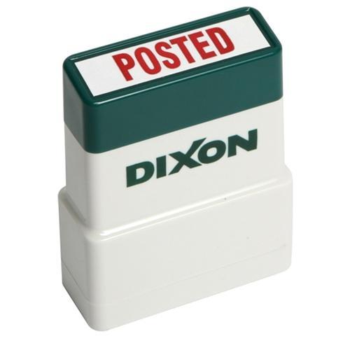 Dixon Rubber Stamp POSTED Red CX273035