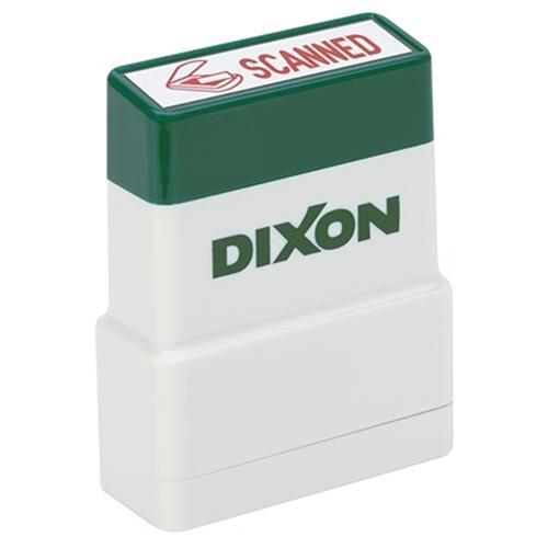 Dixon Rubber Stamp SCANNED Red CX273066