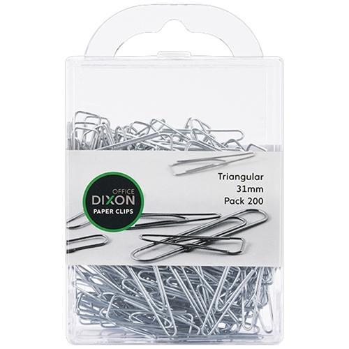 Dixon Triangle Paper Clips 31mm x 200 CX290507