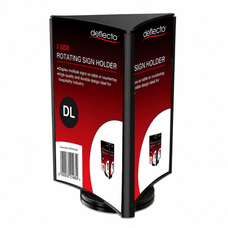 DL Rotating Sign Holder, 3 Sided LXD592703-RLBV