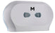 Double Mini Jumbo Toilet Roll Dispenser - Silver MPH27590