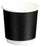 Double Wall PE Paper Cups, Black, 4oz, 62mm Diameter, 120ml x 500's pack MPH16065