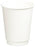 Double Wall PE Paper Cups, White, 12oz, 90mm Diameter, 390ml x 500's pack MPH16105