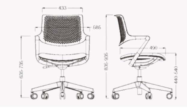 Dream Mesh Back Office Chair with Arms, Pine Green MG_DREAM_G