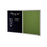 Dualboard - Chalkboard & Standard Fabric Pinboard 1220mm x 1500mm (Choice of Fabric Colour) Antigua NBCOBSFA1215-ANTIGUA
