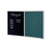 Dualboard - Chalkboard & Standard Fabric Pinboard 1220mm x 1800mm (Choice of Fabric Colour) Sylvester Forest NBCOBSFA1218-SYLVGREEN