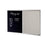 Dualboard - Chalkboard & Standard Fabric Pinboard 900mm x 1200mm (Choice of Fabric Colour) Breeze NBCOBSFA9012-BREEZE