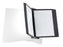 Durable A4 Sherpa Style Economy Wall Display System with Panels, Black AO585401